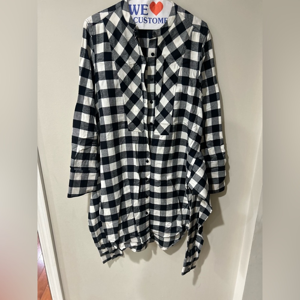 10 Crosby Derek Lam Monochrome Plaid Shirt